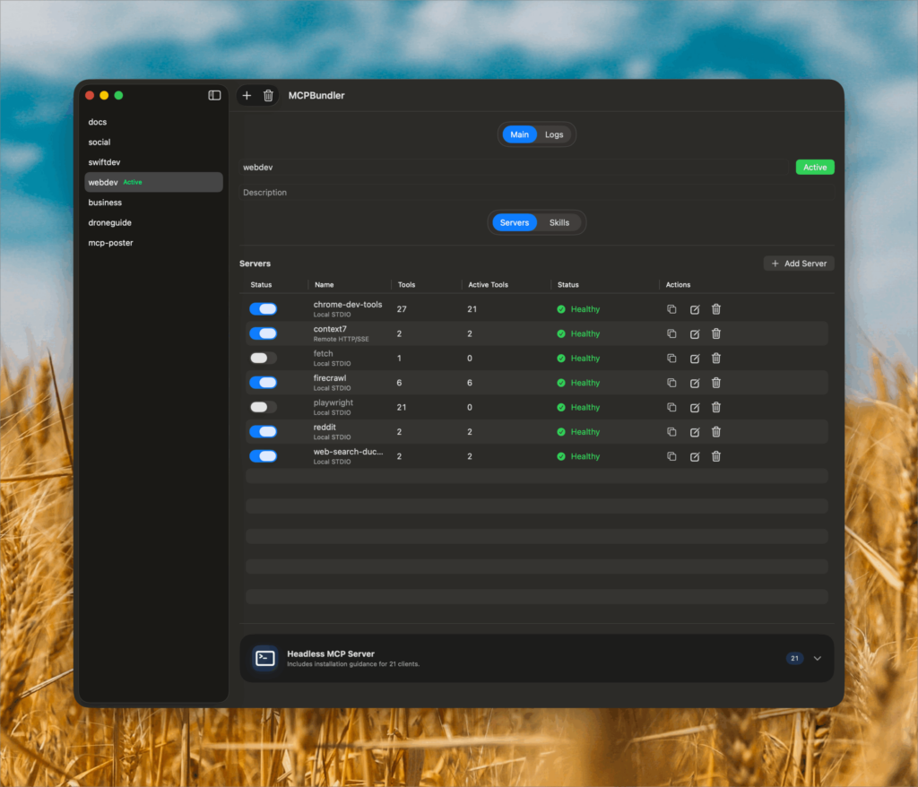 MCP Bundler screenshot