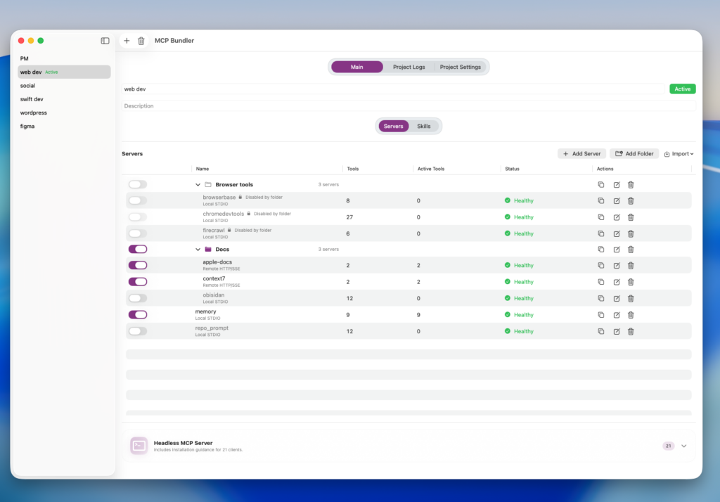 MCP Bundler screenshot